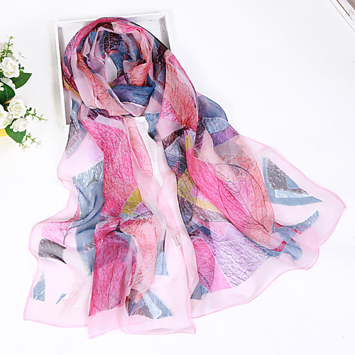 

Women's Silk / Chiffon Rectangle Scarf Print