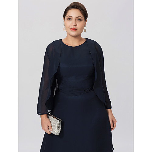 

Long Sleeve Coats / Jackets Chiffon Wedding / Party / Evening Women's Wrap With