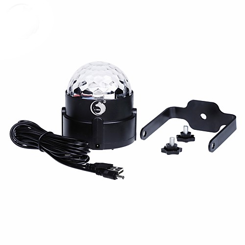 

U'King Disco Lights Party Light LED Stage Light / Spot Light Sound-Activated / Music-Activated 6 W For Home / Club Portable RGB for Dance Party Wedding DJ Disco Show Lighting