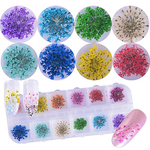 

1 pcs Cute / Flower / Lovely Decals For nail art Manicure Pedicure Anniversary / Party / Evening / Daily Glamorous & Dramatic