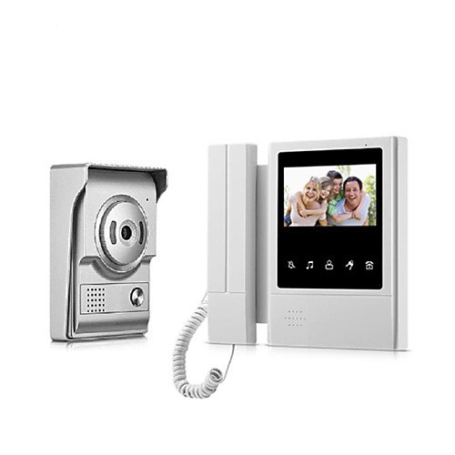 

Wired 4.3 inch Hands-free 480272 Pixel One to One video Doorphone Door Bell 700 TVL Camera Infrared light Night Vision Wall Mounting