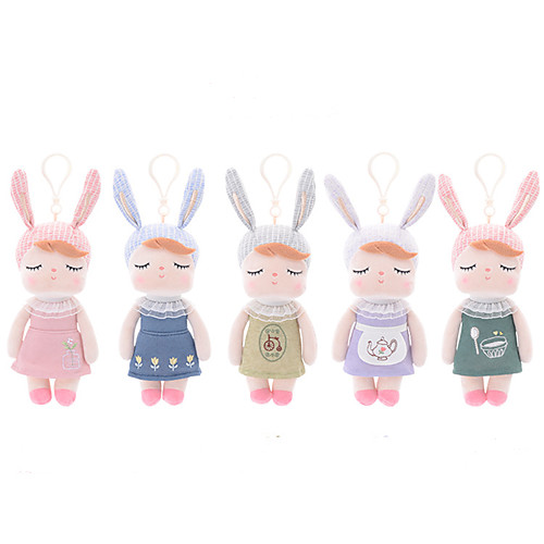 

1 pcs Stuffed Animal Plush Toys Plush Dolls Stuffed Animal Plush Toy Rabbit Cute For Children Soft Child Safe Non Toxic Rabbit Adorable Lovely Cartoon Design Wedding 18cm Imaginative Play, Stocking