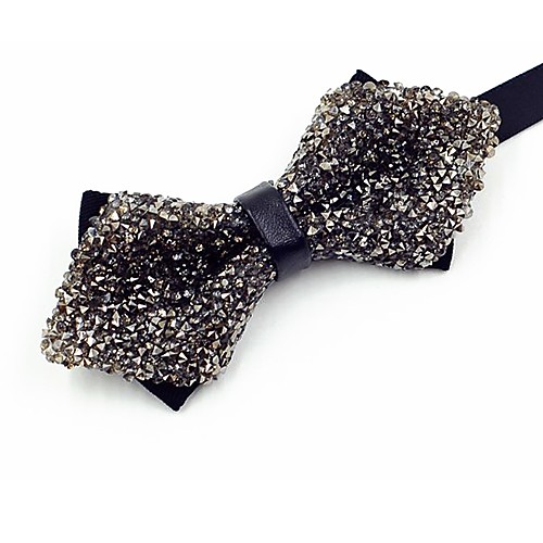 

Men's Vintage / Party Bow Tie - Crystal / Rhinestone