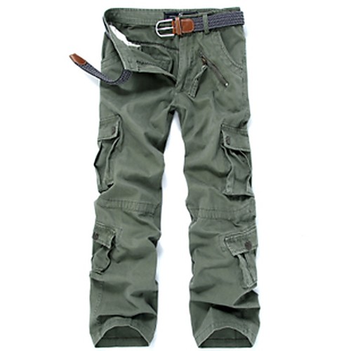 

Men's Hiking Cargo Pants Camo Outdoor Windproof Multi-Pocket Wear Resistance Winter Cotton Pants / Trousers Hunting Hiking Multisport Grey Black / Yellow Camouflage 34 36 38 / Stretchy