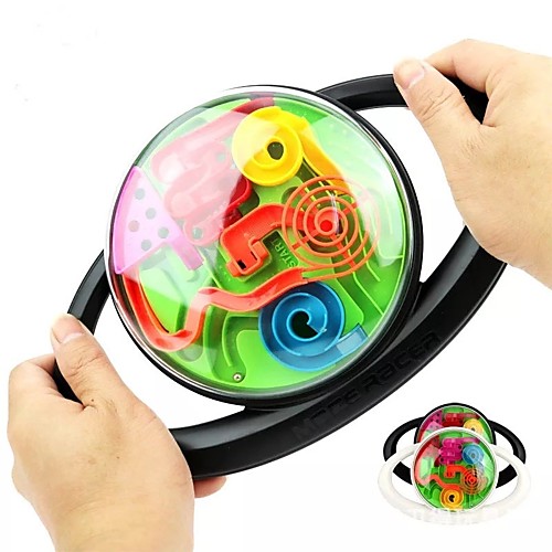 

3D Maze Puzzle Box Maze Ball Puzzle Ball Jenga Classic Theme Places Birthday Steering Wheel Control Professional Kid's Adults' Toys Gifts