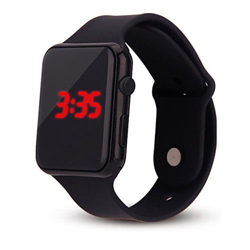 

Women's Ladies Digital Watch Square Watch Digital Digital Minimalist Chronograph Casual Watch Cool / Silicone
