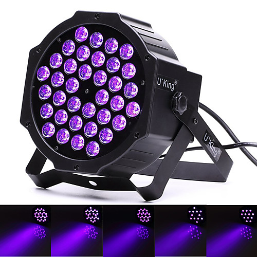 

U'King Disco Lights Party Light LED Stage Light / Spot Light DMX 512 / Master-Slave / Sound-Activated 36 W Outdoor / Party / Club Professional Violet for Dance Party Wedding DJ Disco Show Lighting