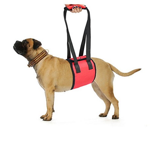 

Dog Harness Safety Solid Colored Polyester Husky Labrador Golden Retriever Border Collie Corgi Beagle Black Red