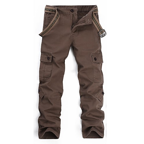 

Men's Hiking Cargo Pants Winter Outdoor Wear Resistance Cotton Pants / Trousers Hiking Outdoor Exercise Multisport Coffee XXS XS S M L