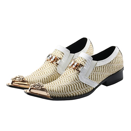 

Men's Formal Shoes Novelty Shoes Spring / Fall Vintage Wedding Party & Evening Oxfords Synthetics Handmade White