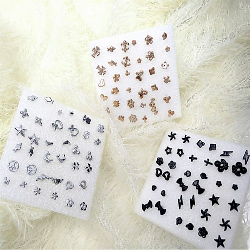 

Women's Stud Earrings Drop Princess Wings Ladies Resin Earrings Jewelry Gold / Black / Silver For Wedding Party Birthday Graduation Engagement Gift 18pcs / Tree of Life