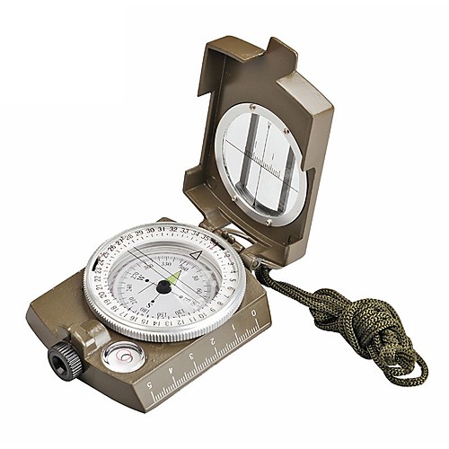 

Compasses Outdoor Compass Metalic Camping / Hiking Outdoor Exercise Camping / Hiking / Caving Traveling Trekking 1 pcs Army Green