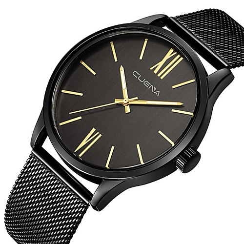 

Men's Wrist Watch Analog Minimalist Water Resistant / Waterproof Chronograph Casual Watch / One Year / Stainless Steel / Stainless Steel / Japanese
