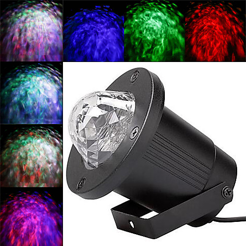 

U'King Disco Lights Party Light LED Stage Light / Spot Light Sound-Activated / Music-Activated 12 W For Home / Outdoor / Party Professional RGB White for Dance Party Wedding DJ Disco Show Lighting