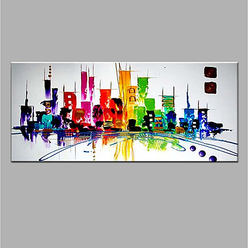 

Oil Painting Hand Painted - Abstract Modern Rolled Canvas