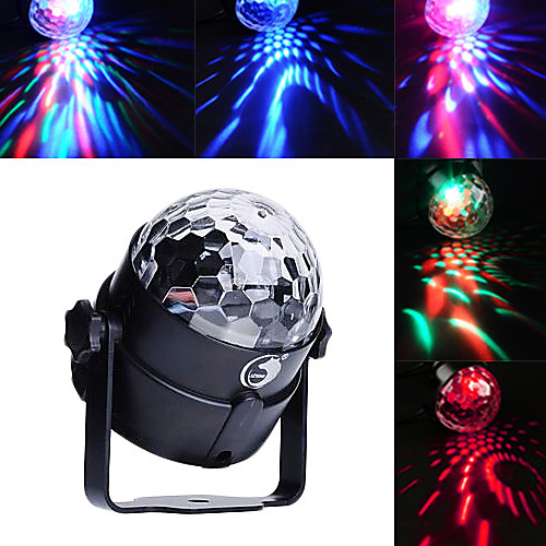 

U'King Disco Lights Party Light LED Stage Light / Spot Light Sound-Activated / Music-Activated 6 W For Home / Club Portable RGB for Dance Party Wedding DJ Disco Show Lighting