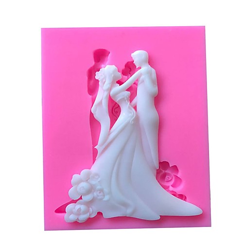 

Wedding Couple Silicone Mold Cake Decorating Tools Chocolate Fondant Gumpaste Mould