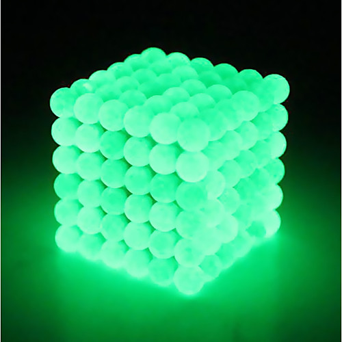 

125-1000 pcs 5mm Magnet Toy Magnetic Balls Building Blocks Super Strong Rare-Earth Magnets Neodymium Magnet Stress Reliever Classical Globe Fluorescent Glow in the Dark Stress and Anxiety Relief