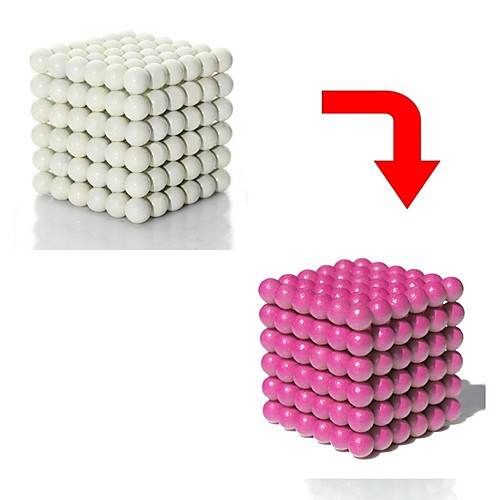 

512 pcs Magnet Toy Magnetic Balls Building Blocks Super Strong Rare-Earth Magnets Neodymium Magnet Puzzle Cube Magnetic Cat Eye Glossy Color Changing Sports Adults' Boys' Girls' Toy Gift