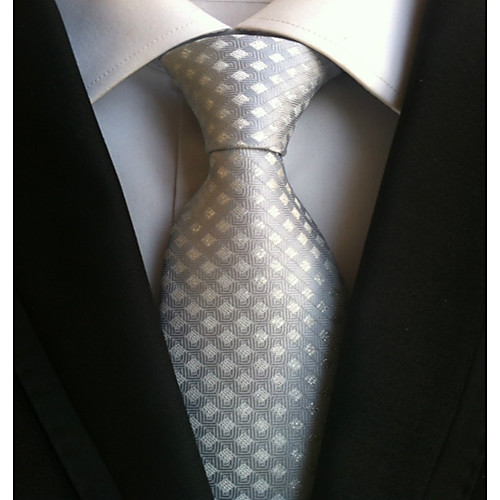 

Men's Work / Casual Necktie - Lattice