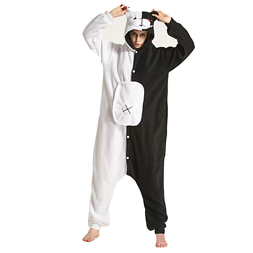 

Adults' Kigurumi Pajamas Panda Onesie Pajamas Polar Fleece Black / White / Purple Cosplay For Animal Sleepwear Cartoon Festival / Holiday Costumes / Leotard / Onesie / Leotard / Onesie