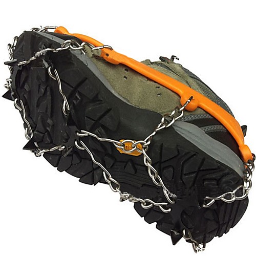 

Climbing Protection Crampons Accessories Non-Slip Wear-Resistant Silicone Metal Snowsports Orange Yellow Red