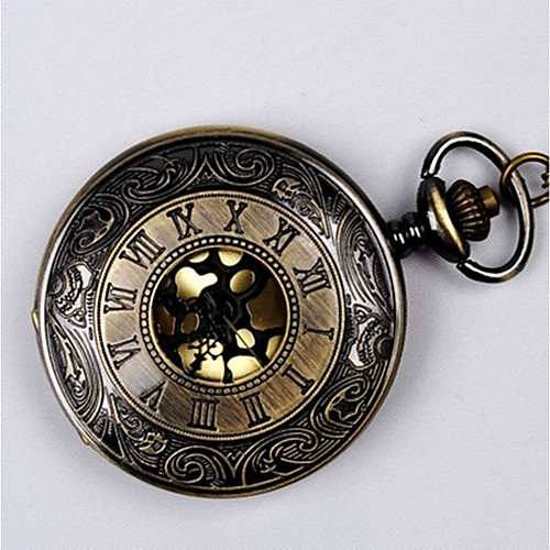 

Couple's Pocket Watch Quartz Black / Gold Hollow Engraving Casual Watch Cool Analog Ladies Luxury Casual - Black Golden