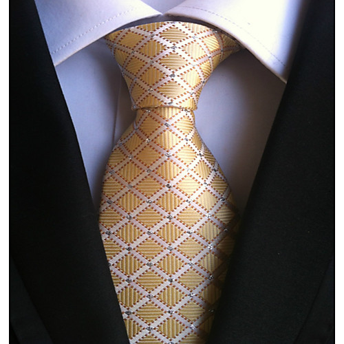 

Men's Work / Casual Necktie - Plaid Checkered