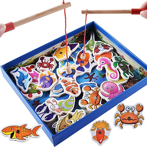 

Board Game Wooden Classic Theme Animals Magnetic Parent-Child Interaction Kid's Boys' Girls' Toys Gifts