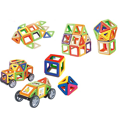 

Magnetic Blocks Magnetic Tiles Building Blocks Building Bricks 26 pcs Glossy Classic & Timeless Building Toys Boys' Girls' Toy Gift / Kid's