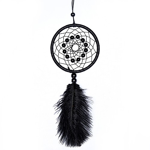 

Boho Dream Catcher Handmade Gift Wall Hanging Decor Art Ornament Craft Feather 309cm for Kids Bedroom Wedding Festival