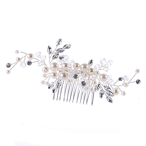 

Imitation Pearl / Rhinestone with Faux Pearl / Acrylic Jewels 1pc Wedding Headpiece