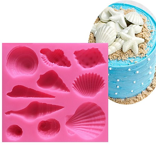 

Beautiful Sea Shell Conch Silicone 3D Mold Non-Stick Cake Fondant