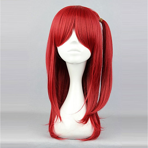 

Cosplay Wigs Men's Women's 24 inch Heat Resistant Fiber Red Anime / Princess Lolita