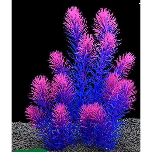 

Fish Tank Aquarium Decoration Waterplant Artificial Plants Purple Decoration Folding Plastics 1 12.526 cm