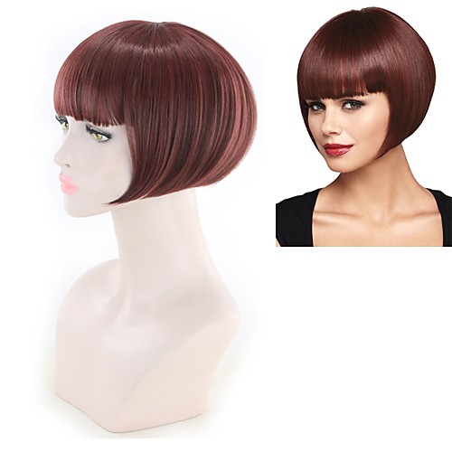 

Synthetic Wig Straight Straight Wig Red Synthetic Hair Red