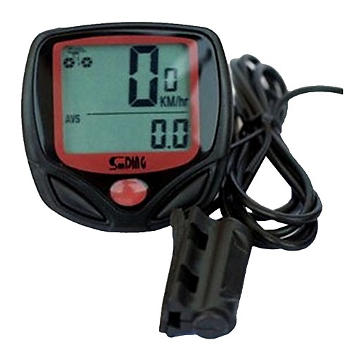 

Bike Meter Speedometer Bike Digital LCD Cycling Computer LCD Odometer Speedometer Stopwatch for Bike SD-548B