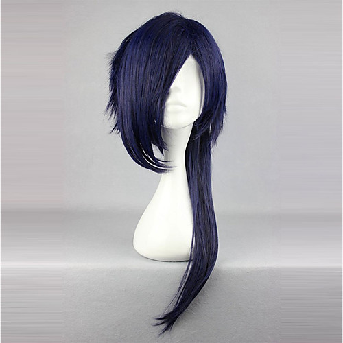 

Cosplay Wigs Princess Sweet Lolita Dress Ink Blue Sweet Lolita Lolita Wig 26 inch Cosplay Wigs Solid Colored Wig Halloween Wigs