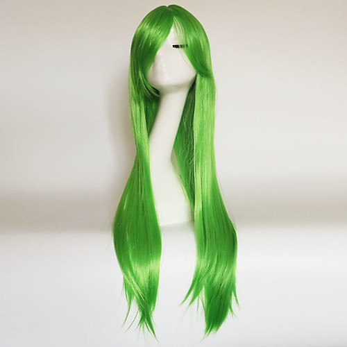 

Synthetic Wig Straight kinky Straight kinky straight Asymmetrical With Bangs Wig Long Medium Auburn#30 Green Red Yellow Synthetic Hair Women's Natural Hairline Green Brown