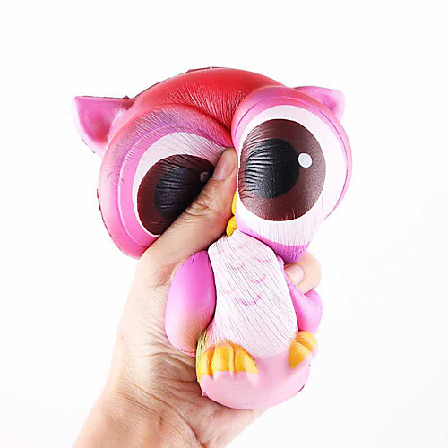 

LT.Squishies Squeeze Toy / Sensory Toy Stress Reliever Owl Animal Stress and Anxiety Relief Office Desk Toys Relieves ADD, ADHD, Anxiety, Autism Novelty Squishy Decompression Toys for Kid's Adults'