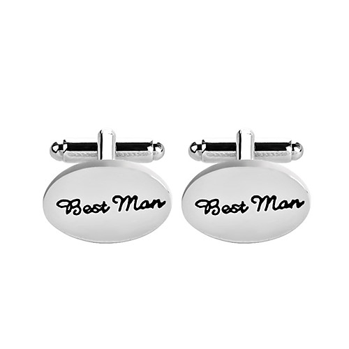 

Cufflinks Formal Simple Classic Elegant Alloy Brooch Jewelry Silver For Wedding Party Business / Ceremony / Wedding Engagement