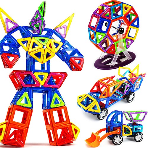 

Magnetic Blocks Magnetic Tiles Building Blocks Building Bricks 109 pcs Transformable Classic & Timeless Building Toys Boys' Girls' Toy Gift / Kid's