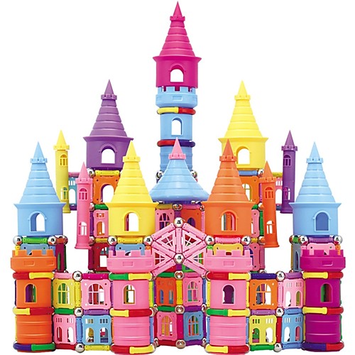 

Magnetic Blocks Magnetic Sticks Magnetic Tiles Building Blocks Building Bricks 660 pcs Castle Fun & Whimsical Building Toys Boys' Girls' Toy Gift / Kid's / Metalic