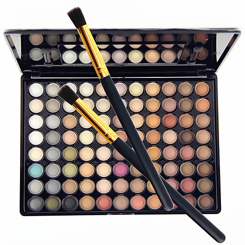 

Eyeshadow Palette Makeup Brushes Dry Matte All-In-1 Professional Shimmer Glitter Shine Waterproof Long Lasting
