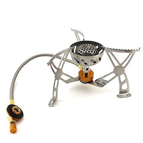 

Camping Stove Camping Burner Stove Outdoor Cookware One-piece Suit Wearable for Stainless Steel Outdoor Camping Silver