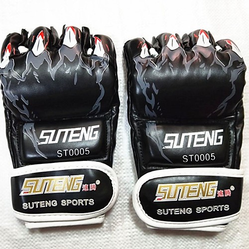 

Boxing Bag Gloves For Boxing Protective PU Leather Black Red Blue