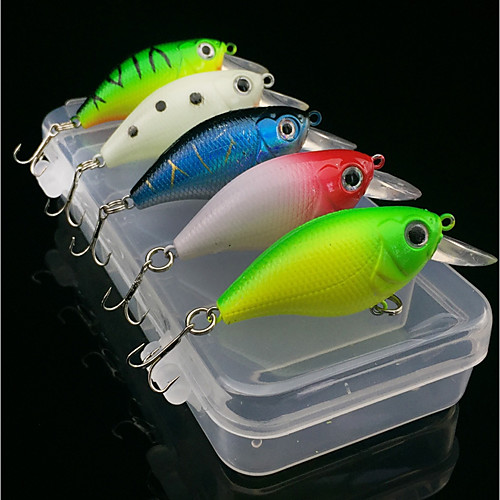 

5 pcs Lure kit Fishing Lures Minnow Floating Bass Trout Pike Sea Fishing Fly Fishing Bait Casting