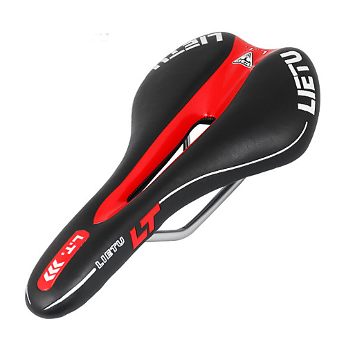 

Bike Saddle / Bike Seat Comfort Cushion Padded Hollow Design PU Leather Cycling Road Bike Mountain Bike MTB White Red