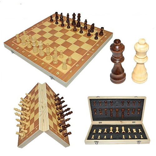 

Board Game Chess Game Family Magnetic Parent-Child Interaction Wooden Kid's Adults' Boys' Girls' Toy Gift 32 pcs / 14 years