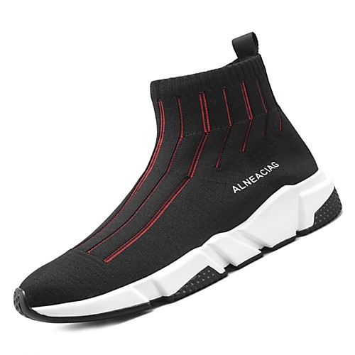 

Trainers Athletic Shoes Comfort Shoes Athletic Walking Shoes Tulle Black / Red Black Fall Spring / EU40